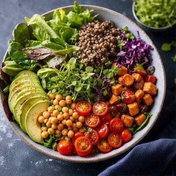 Fresh healthy meal